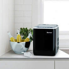Load image into Gallery viewer, 44 lbs Portable Countertop Ice Maker Machine with Scoop-Black