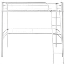 Load image into Gallery viewer, Metal Loft Twin Bed Frame Single High Loft Bed-White