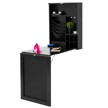 Load image into Gallery viewer, Space Saver Convertible Wall Mounted Desk-Black