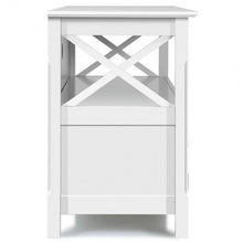 Load image into Gallery viewer, 44" Wooden Storage Cabinet TV Stand-White