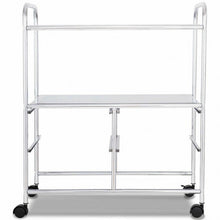 Load image into Gallery viewer, 4 Drawers Shelves Rolling Storage Cart Rack-Multicolor