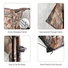 Load image into Gallery viewer, Portable Waterproof Hunting Tent w/ Mesh Windows