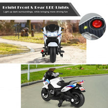 Load image into Gallery viewer, 12V Kids Ride On Motorcycle Electric Motor Bike-White