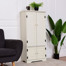 Load image into Gallery viewer, Accent Storage Cabinet Adjustable Shelves-White
