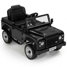 Load image into Gallery viewer, Landrover Defender Licensed Pedal Powered Car-Black