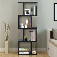Load image into Gallery viewer, 4-tier S-Shaped Bookcase