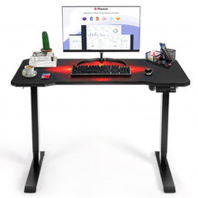 Load image into Gallery viewer, Electric Standing Gaming Desk with Height Adjustable Splice Board