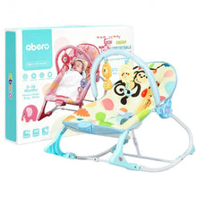 Load image into Gallery viewer, Adjustable Toddler Swing Bouncer & Rocker-Blue