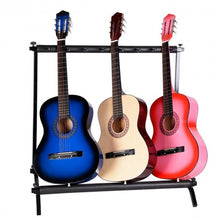 Load image into Gallery viewer, 7 Guitar Rack Holder Folding Stand Organizer