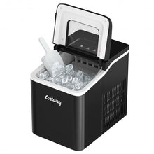 Load image into Gallery viewer, Portable Countertop Ice Maker Machine with Scoop-Black