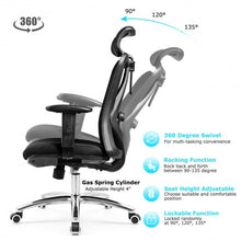 Load image into Gallery viewer, Adjustable Height Mesh Swivel High Back Office Chair