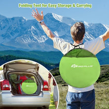 Load image into Gallery viewer, Pop Up Beach Tent Anti-UV UPF 50+ Portable Sun Shelter for 3-4 Person-Green