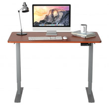 Load image into Gallery viewer, Electric Height Adjustable Standing Desk with Memory Controller-Brown