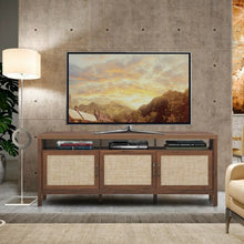 Load image into Gallery viewer, Storage TV Stand Entertainment Media Center for TV's up to 65"-Walnut