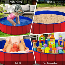 Load image into Gallery viewer, 48" Foldable Kiddie Pool Kids Bath Tub