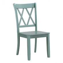 Load image into Gallery viewer, Set of 2 Cross Back Wood Dining Chair