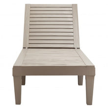 Load image into Gallery viewer, Outdoor Recliner Chair with 5-Position Adjustable Backrest-Brown