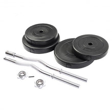 Load image into Gallery viewer, 64 lbs Gym Lifting Exercise Barbell Dumbbell Set