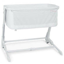 Load image into Gallery viewer, Baby Height Adjustable Bassinet w/ Washable Mattress-White
