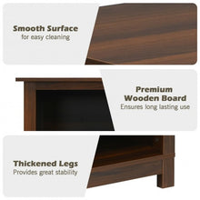 Load image into Gallery viewer, 2-Tier 58" TV Stand Entertainment Media Console Center-Walnut
