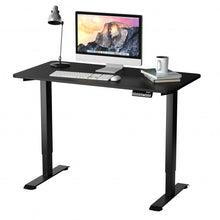 Load image into Gallery viewer, Electric Height Adjustable Standing Desk with Memory Controller-Black