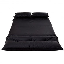 Load image into Gallery viewer, Foldable PU Leather Leisure Floor Sofa Bed w/ 2 Pillows