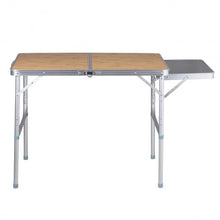 Load image into Gallery viewer, Aluminum Folding Picnic Camping Table with MDF Table Top