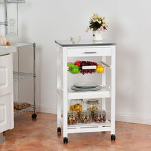Load image into Gallery viewer, Rolling Kitchen Trolley Storage Basket And Drawers Cart