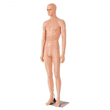 Load image into Gallery viewer, 6 FT Male Mannequin Make-up Manikin with Metal Stand