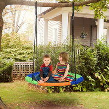Load image into Gallery viewer, 40" Flying Saucer Tree Swing Outdoor Play Set w/ Adjustable Ropes Gift for Kids