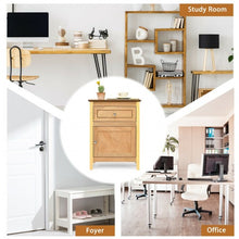 Load image into Gallery viewer, 2-Tier Accent Table with Spacious Tabletop-Natural