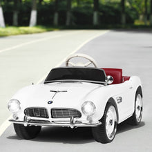 Load image into Gallery viewer, 12 V BMW 507 Licensed Electric Kids Ride On Retro Car-White