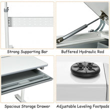 Load image into Gallery viewer, Adjustable Children's Writing Study Table with Drawer