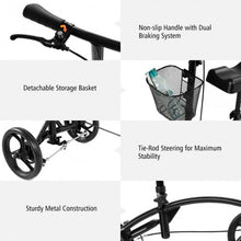 Load image into Gallery viewer, Medical Knee Scooter for Foot Injuries Ankles Surgery-Black