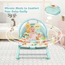 Load image into Gallery viewer, Baby Adjustable Swing Bouncer & Rocker-Green