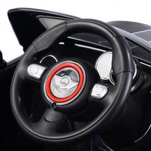 Load image into Gallery viewer, 10-Presell MINI Hatch 12V Electric Kids Ride On Car Licensed MP3 RC Remote Control-Black