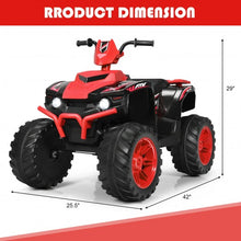 Load image into Gallery viewer, 12V Kids 4-Wheeler ATV Quad Ride On Car -Red