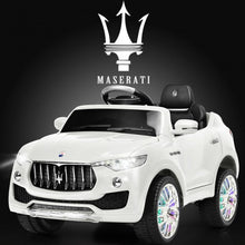 Load image into Gallery viewer, 6V Licensed Maserati Kids Ride On Car-White
