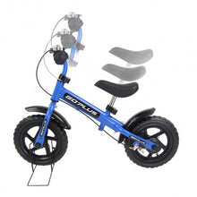 Load image into Gallery viewer, 12" Three Colors Kids Bike Bicycle with Brakes and Bell-Blue