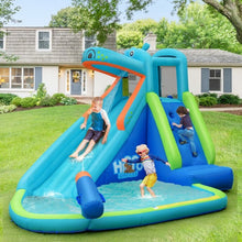 Load image into Gallery viewer, Kids Hippo Inflatable Bounce House with Bag
