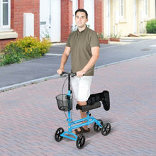 Load image into Gallery viewer, Medical Steerable Knee Walker with Dual Braking System-Blue