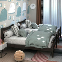 Load image into Gallery viewer, Twin Size Platform Bed Frame Foundation Slat Support -Espresso