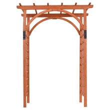 Load image into Gallery viewer, Garden Archway Arch Lattice Trellis Pergola for Climbing Plants &Outdoor Wedding