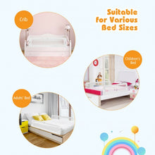 Load image into Gallery viewer, 59-Inch Extra Long Bed Rail Guard-White