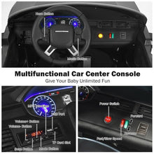 Load image into Gallery viewer, 12V Licensed 2-Seater Land Rover Kid Ride On Car -Black