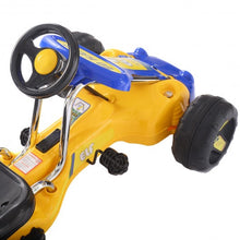 Load image into Gallery viewer, Go Kart Kids Ride Car Pedal Powered Car 4 Wheel Racer Toy Stealth Outdoor-Yellow