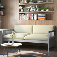 Load image into Gallery viewer, Twin Size Wooden Slats Daybed Bed with Rails-Gray
