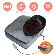 Load image into Gallery viewer, Shiatsu 3-in-1 Vibration Foot Massager with Heating & Kneading