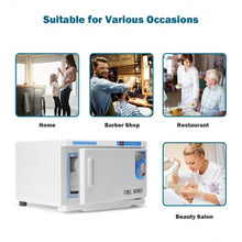 Load image into Gallery viewer, 2-in-1 Hot Towel Warmer Cabinet UV Sterilizer