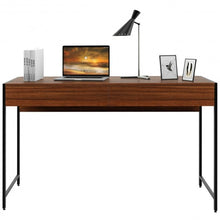 Load image into Gallery viewer, 2-Drawer Computer Desk Study Table Home Office Writing Workstation-Brown